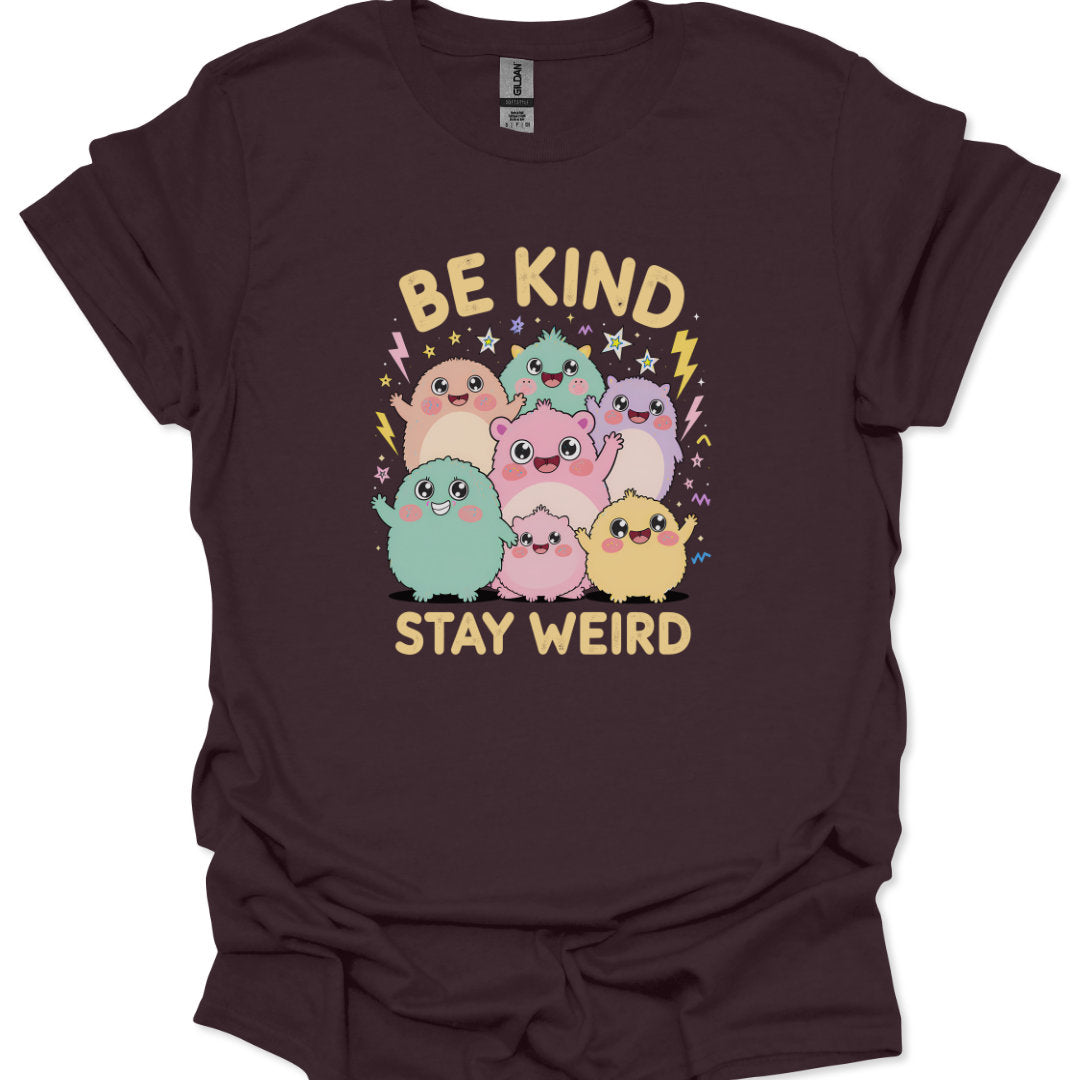 fluffy monster kawaii t-shirt with cute slogan