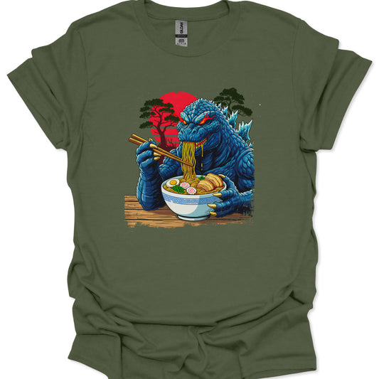 japan streetwear ramen kaiju t-shirt kawaii aesthetic