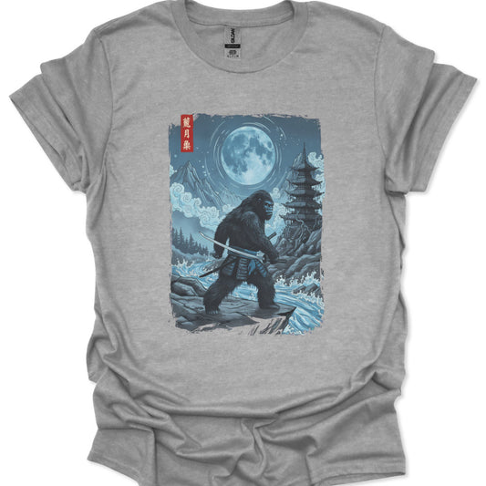 Ukiyo-e Style Ape Graphic Tee Bushido Code Fantasy Streetwear Apparel