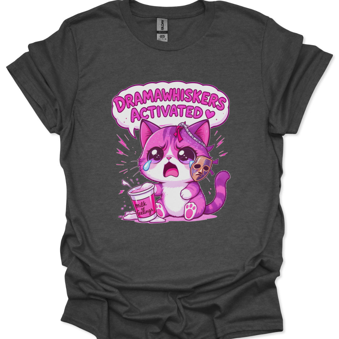 yami kawaii drama cat with theater mask accessory