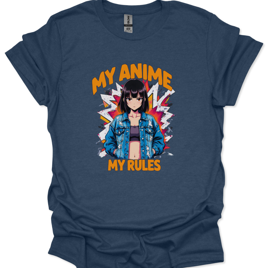 my anime my rules graphic tee