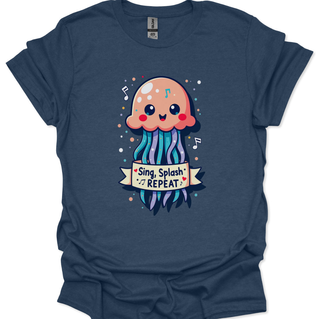 Cute jellyfish kawaii shirt perfect for oceancore and Harajuku fashion
