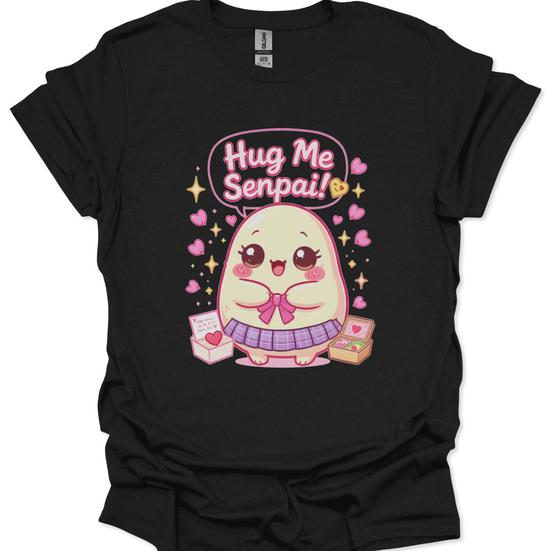 Kawaii schoolgirl style chibi with bow and big eyes