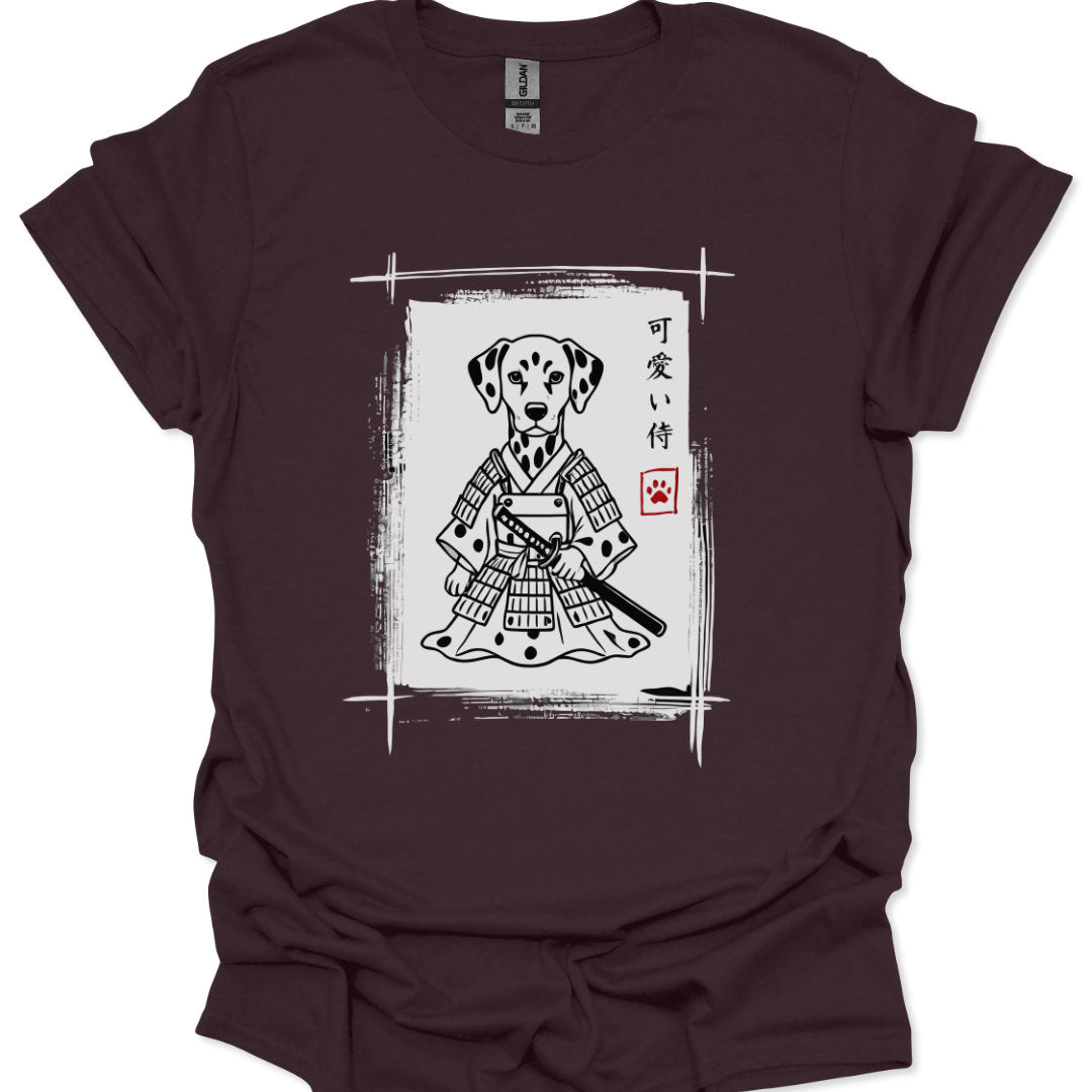 harajuku kawaii dog samurai shirt japanese aesthetic