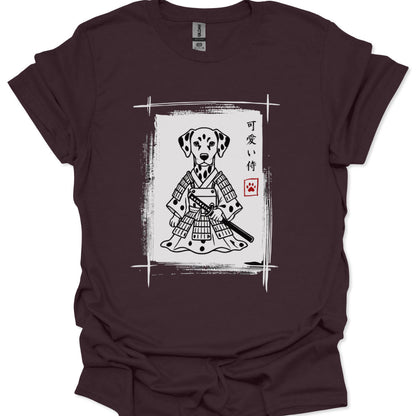 harajuku kawaii dog samurai shirt japanese aesthetic