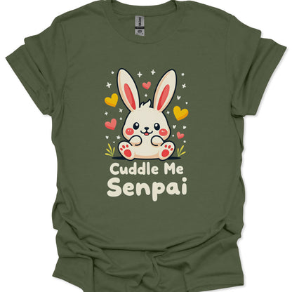 Playful bunny character for kawaii fans with flirty text