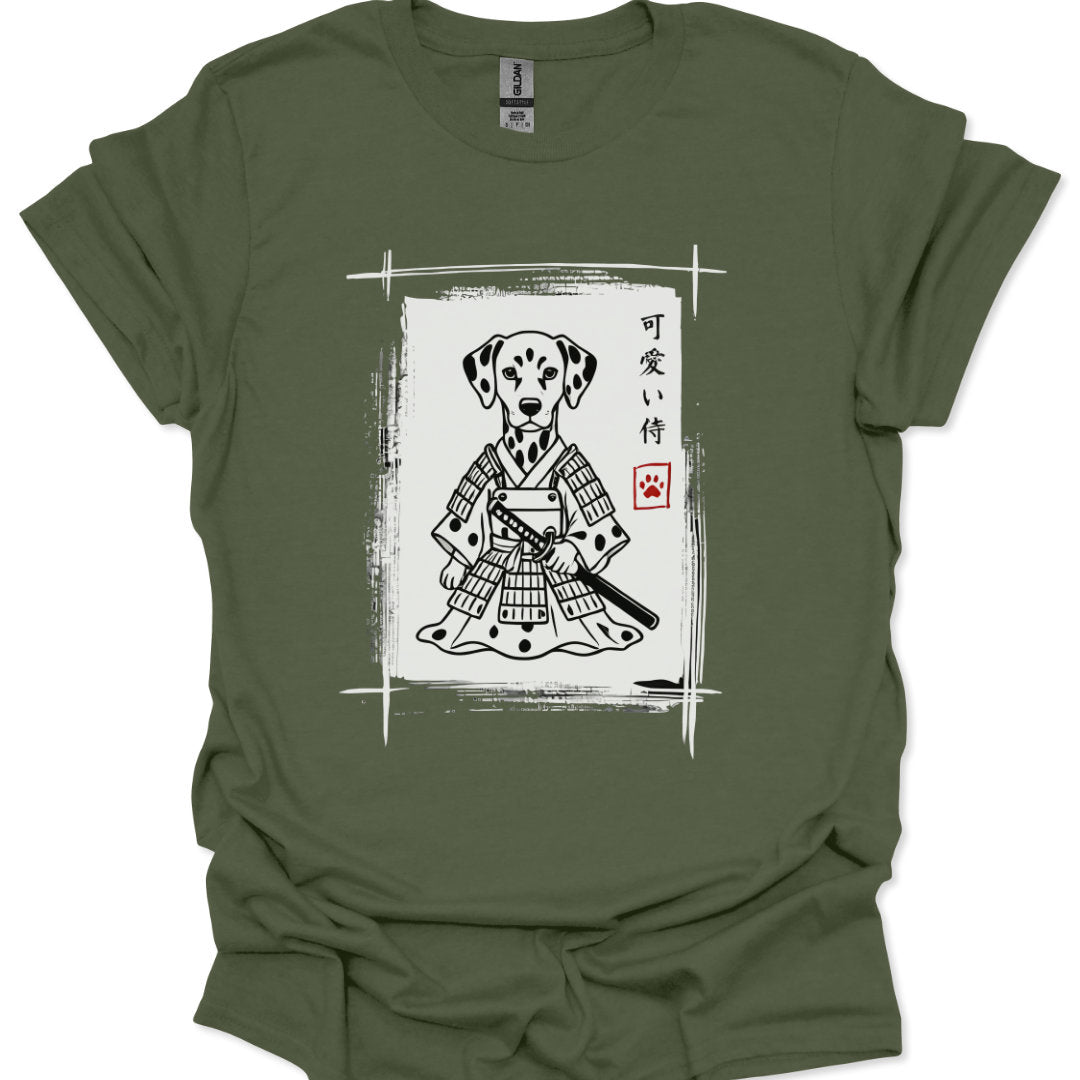 bushido dog kawaii t-shirt japanese art collection