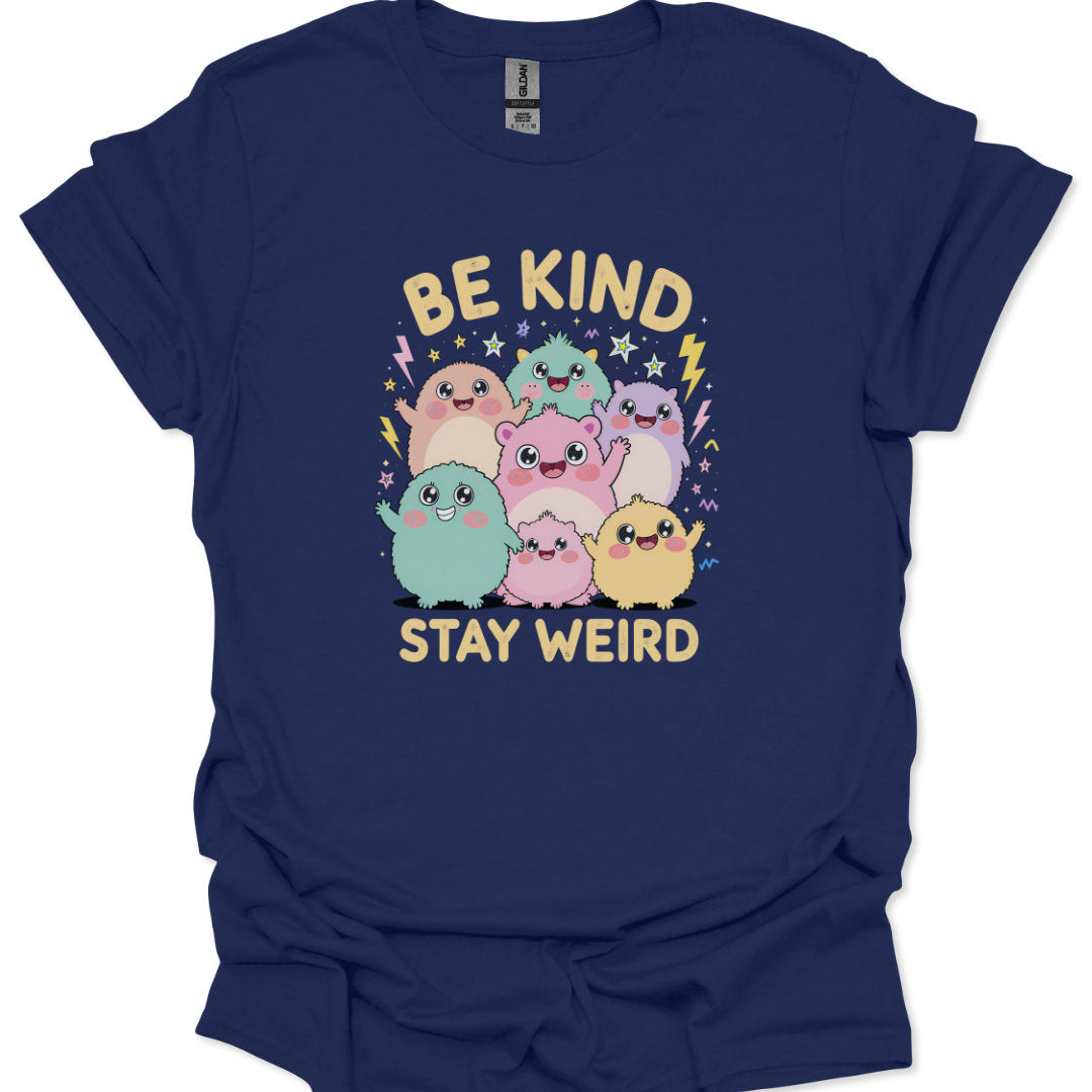 kawaii kindness t-shirt with cute monster design